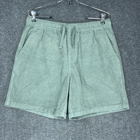 Katin Other - Katin Ward Shorts Mens M Green Waffle Corduroy Surfer Preppy 6" inseam